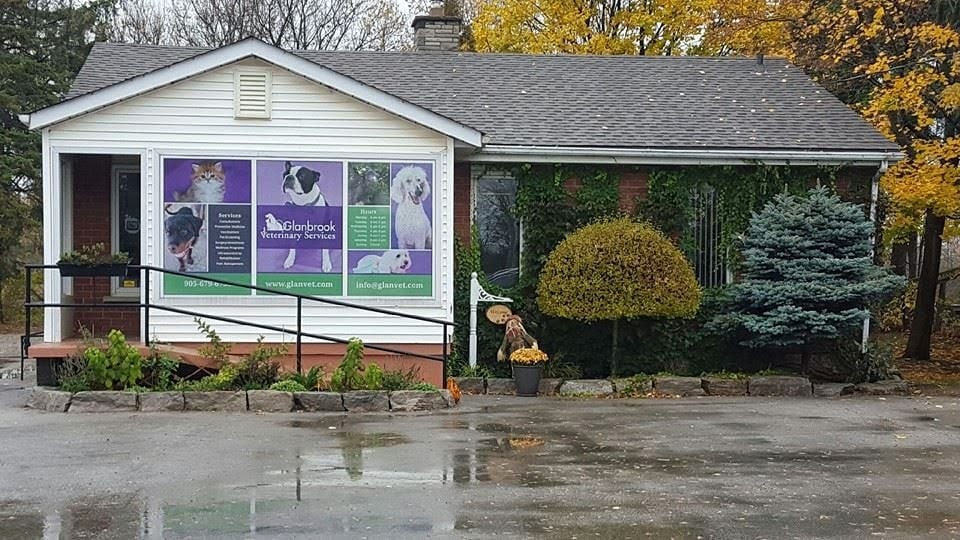 The Glanbrook Veterinary Services clinic on Upper James Street in Mount Hope